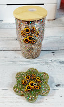 Load image into Gallery viewer, 4oz Snowglobe Shot Glass And Cosater Set