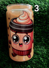 Load image into Gallery viewer, Ice Coffee Cups with free decorative Lid