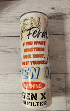 Load image into Gallery viewer, GEN X Tumbler/GEN X Bracelet