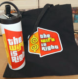 Stainless Steel Tumbler w/handle & Canvas Bag Bundle