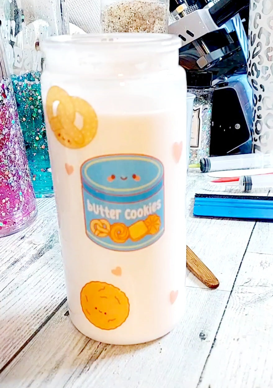 Milk and Cookies Snowglobe Tumbler